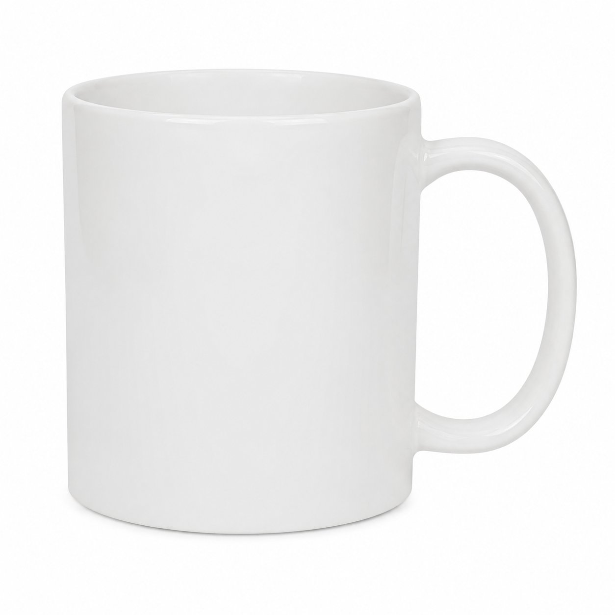 Coffee mug on plain white background — flat Amazon listing photo